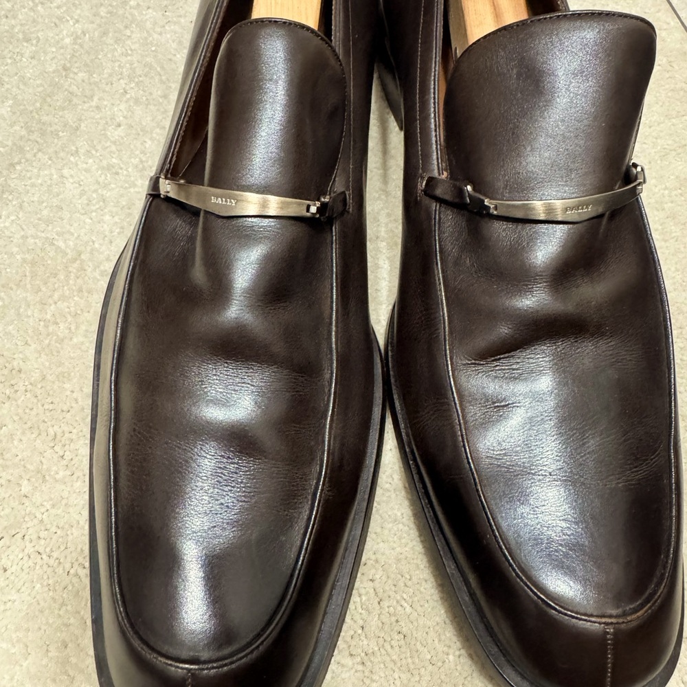 Brown Bally loafers | size 13